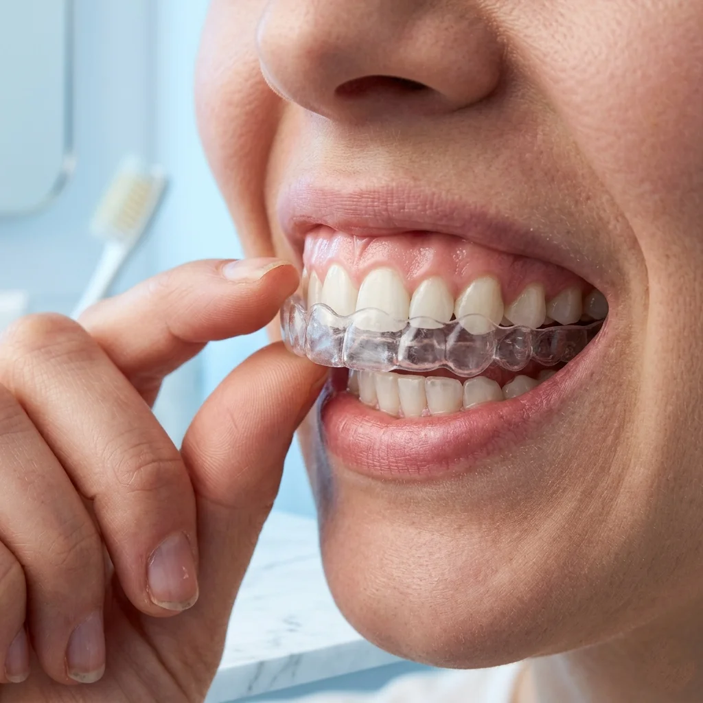 Comfortable smooth Invisalign aligners